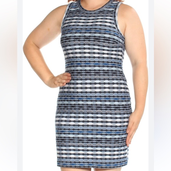 NWOT Karen Kane colorful tribal pattern on stretchy Sleeveless  Dress size small - Picture 1 of 13